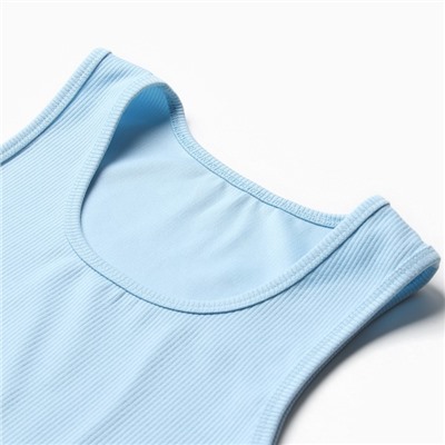 Топ спортивный женский MINAKU голубой, размер 48