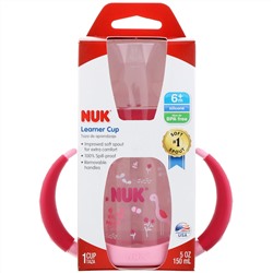 NUK, Learner Cup, 6+ Months, Pink, 1 Cup, 5 oz (150 ml)