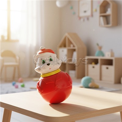 Неваляшка большая "Кот Мурлыка" (п/п пакет)