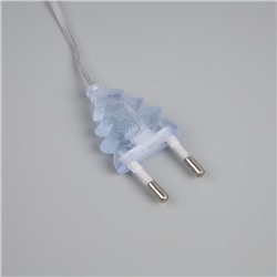 Удлинитель для комнатных гирлянд с выключателем, 5 м, прозрачная нить, УМС-вилка