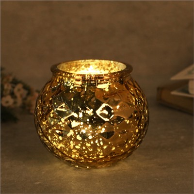 Подсвечник 8x9см КРАСНЫЙ / S838 /уп 100/