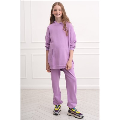 Костюм для девочки оверсайз из футера трехнитки Happyfox