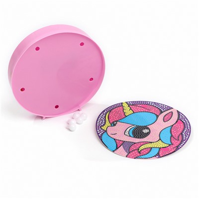 Ночник своими руками. Алмазная мозаика для детей на ночнике «Единорожка», 15×15 см, набор для творчества