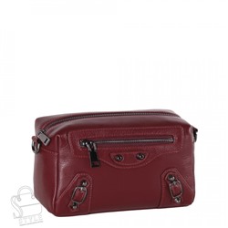 Сумка женская кожаная 553NN wine red Natale Navetta