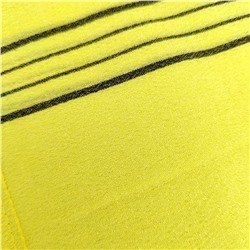 Bath Towel Мочалка-варежка для душа с пилинг-эффектом, однослойная, жёлтый 28194