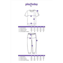 Костюм (Футболка+Брюки) PLAYTODAY, 1088652