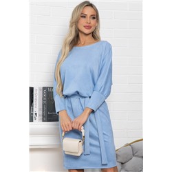 Платье Неслучайная встреча (пыльно-голубое) П15094-19М