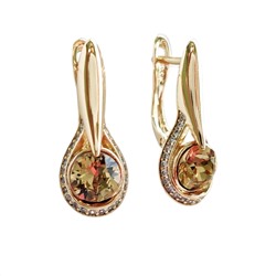 Серьги с кристаллами Swarovski