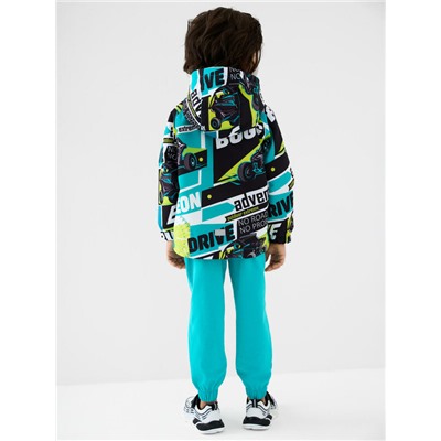 Куртка текстильная с полиуретановым покрытием для мальчиков (ветровка)