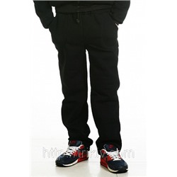 Брюки Пояс утепленный черный