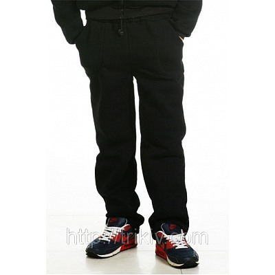 Брюки Пояс утепленный черный