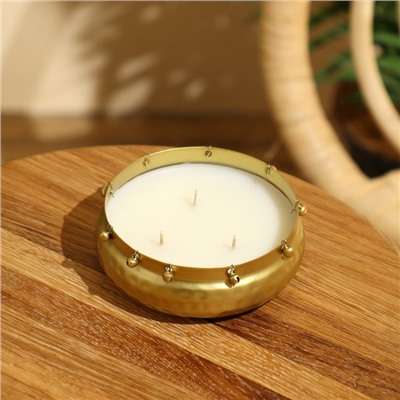 Свеча ароматическая Ghungroo ourli, 120 г, соевый воск, black oudh