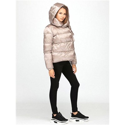 VS190127 беж Пуховик женский (40-48)