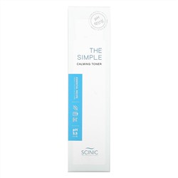Scinic, The Simple Calming Toner, pH 5.5, 4.9 fl oz (145 ml)