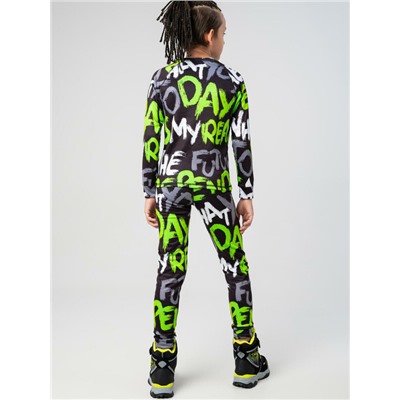 Термокомплект трикот. для мальчиков: фуфайка (футболка) с длин. рук, брюки