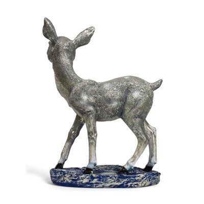 Фигура полистоун «Олененок зимний», 52×40 см