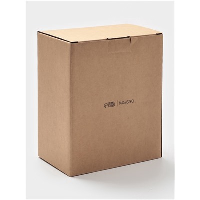 Кокотницы Magistro «Церера», набор 2 шт., 500 мл, d=15.2 см, фарфор, коричневые