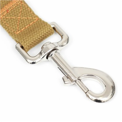 Брезентовый поводок, 2.7 м × 2.5 см, цвет песочный