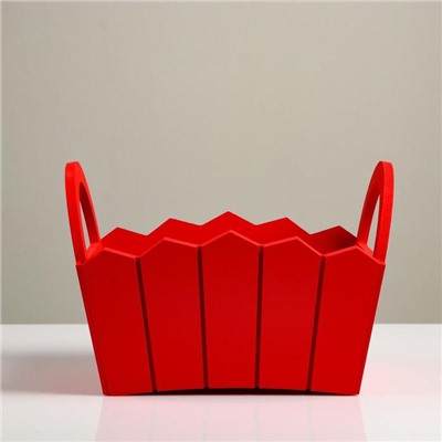 Подарочный ящик «Мария», 25×16×18 см, МДФ, красный