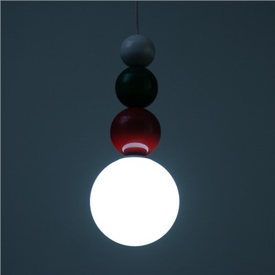 Светильник «Луиджи» LED 7 Вт 3000-6000К белый-зеленый-красный 12×12×28-128 см