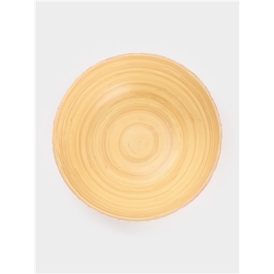 Миска, 25×25×8 см (±1 см), бамбук