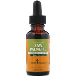 Herb Pharm, Со пальметто, 1 жидкая унция (30 мл)