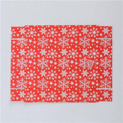 Коробка для кондитерских изделий «Счастливого Нового Года!», 18×12×3.5 см