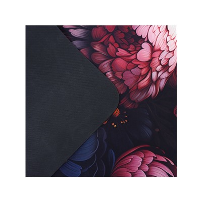 Коврик для дома Доляна Black Flowers, влаговпитывающий, 40×60 см