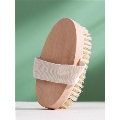 Щётка массажная для тела Доляна, натуральная щетина