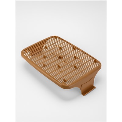 Туалет с сеткой, 44×33×11.5 см, капучино