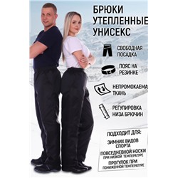 Брюки утепленные UNIVERSAL light black (Черный)