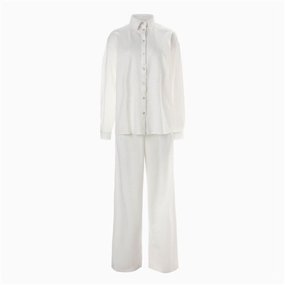 Костюм женский(сорочка, брюки) MINAKU, размер 54, белый