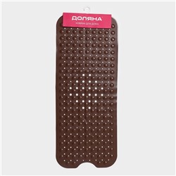 Коврик противоскользящий в ванну Доляна «Пузырьки», на присосках, 39×101 см, МИКС