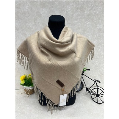 Платок  из кашемира и шерсти, цвет светло бежевый