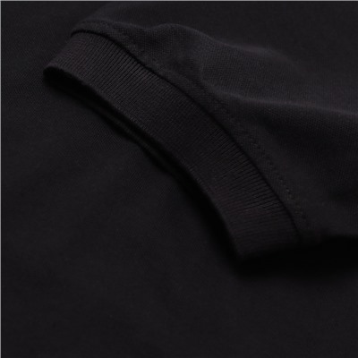 Футболка мужская поло, цвет чёрный, размер 52