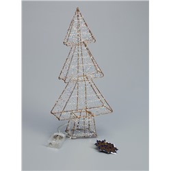 УЦЕНКА Фигура световая «Ёлочка», 36×17×6 см, 20 LED, от батареек ААх2, свечение тёплое белое