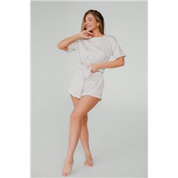 Пижама с шортами леопард НАТАЛИ, 1055119