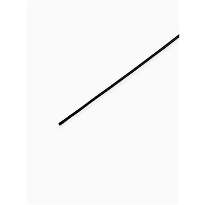 Шнур вощеный d=2 мм, L=50 м, цвет чёрный