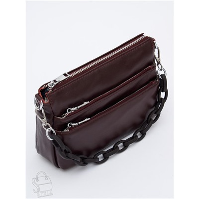 Сумка женская кожаная 3011NN wine red Natale Navetta  в Новосибирске