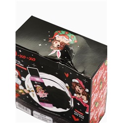 УЦЕНКА Набор «С Новым годом», гель для душа 100 мл и мочалка для тела, клубничный джем