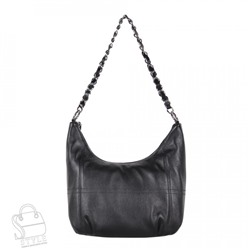 Сумка женская кожаная 8559 black Polina&Eiterou