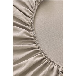 КПБ полукомплект простыня на резинке Борт 25 + 2 наволочки 50*70 серый НАТАЛИ, 1025878