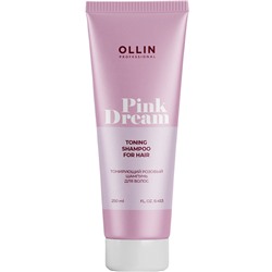 OLLIN PINK DREAM Тонирующий розовый шампунь для волос 250 мл