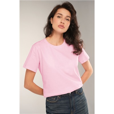 Женская базовая хлопковая футболка Happyfox