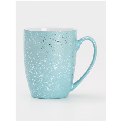 Кружка Доляна «Блеск», 350 мл, керамика, голубая