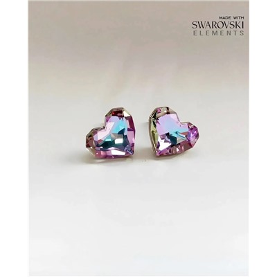 Серьги с кристаллами Swarovski