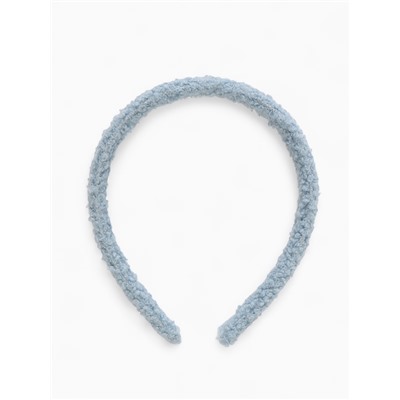 Ободок для волос плюшевый, голубой, Холодное сердце