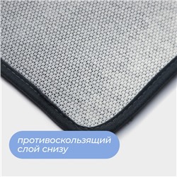 Коврик для дома SAVANNA «Элайза», 40×60 см, синий