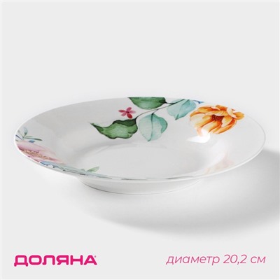 УЦЕНКА Тарелка суповая «Пташка» 20.2×3 см