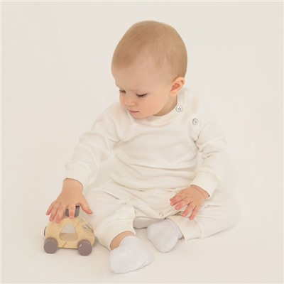 Комбинезон детский MINAKU, рост 56-62 см, экрю